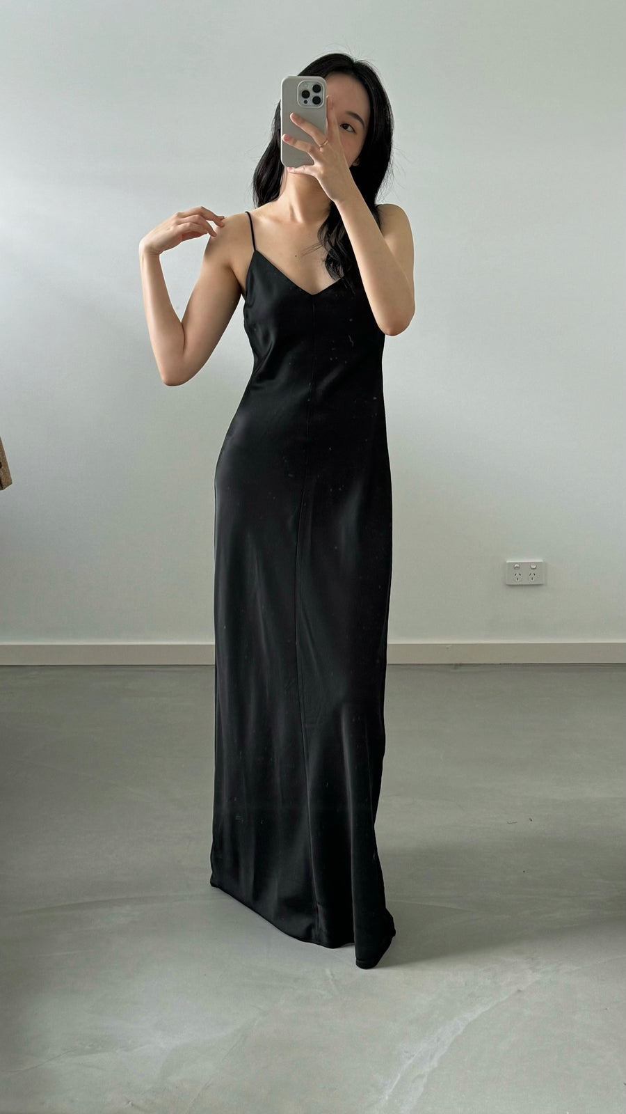 by DOE - Long Satin Slimming Dress