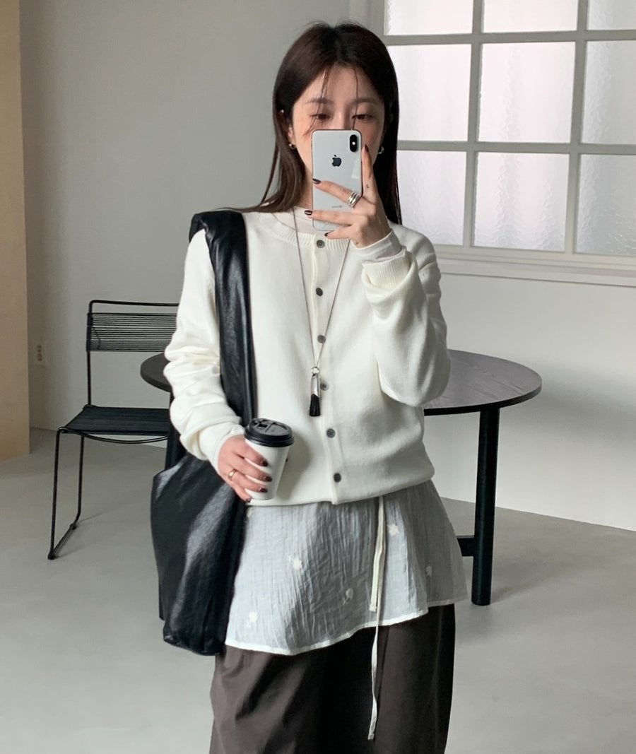 Ciel Round Cardigan (PREORDER)
