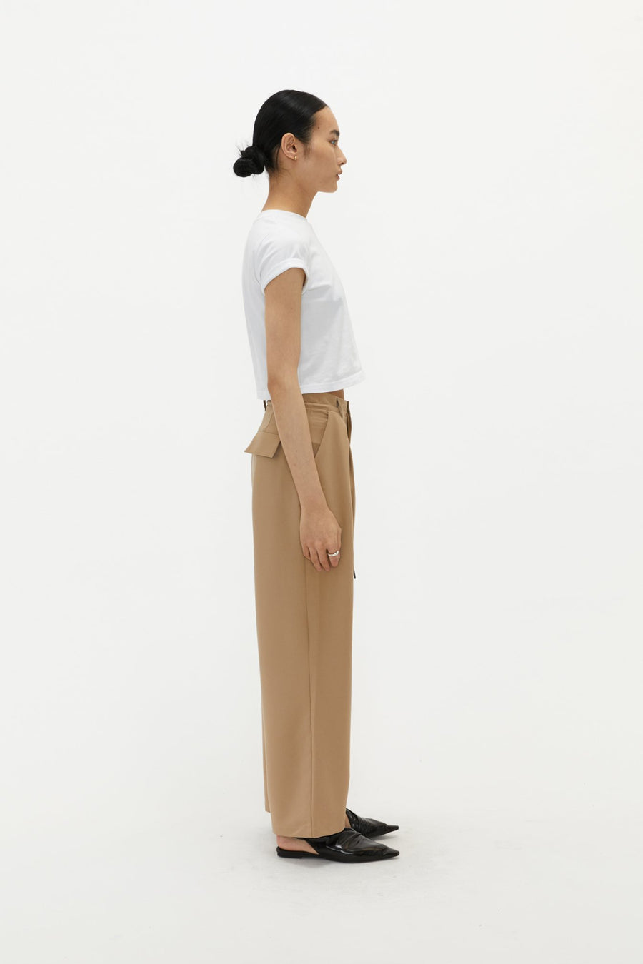 by DOE - Drawstring Pleated Suit Trousers