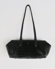 Croc Leather Shoulder Bag (PREORDER)