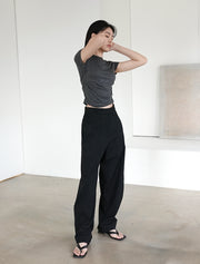 by DOE - Side Pleated Soft Tee