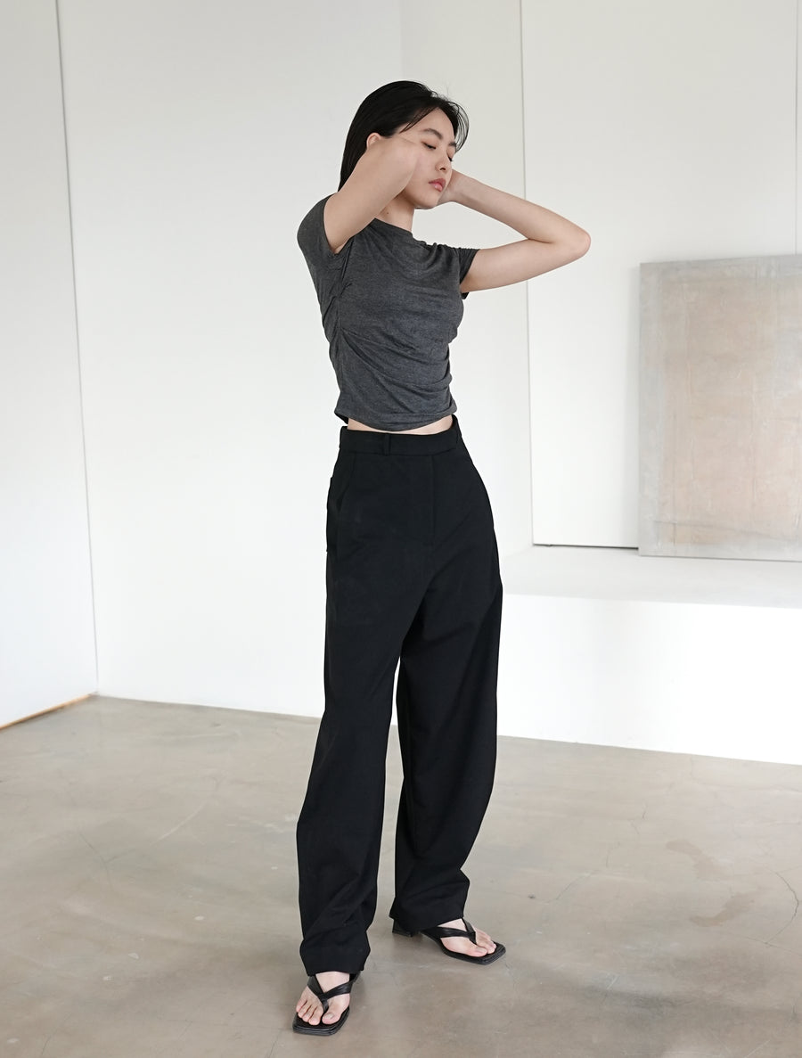 by DOE - Side Pleated Soft Tee