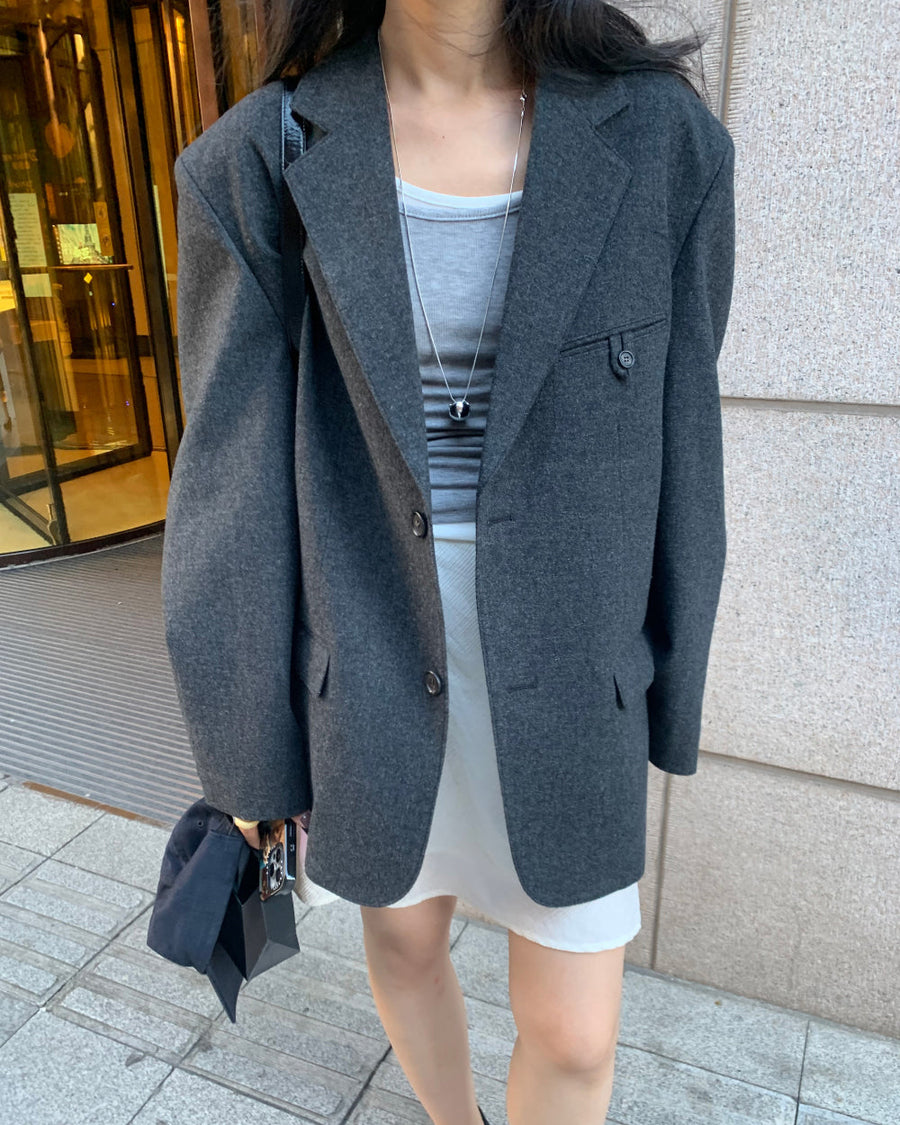 Homes Overfit Wool Jacket