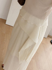 Drape Pleats Skirt