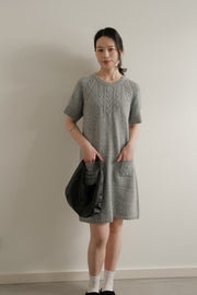 Cozy Cable Knit Dress