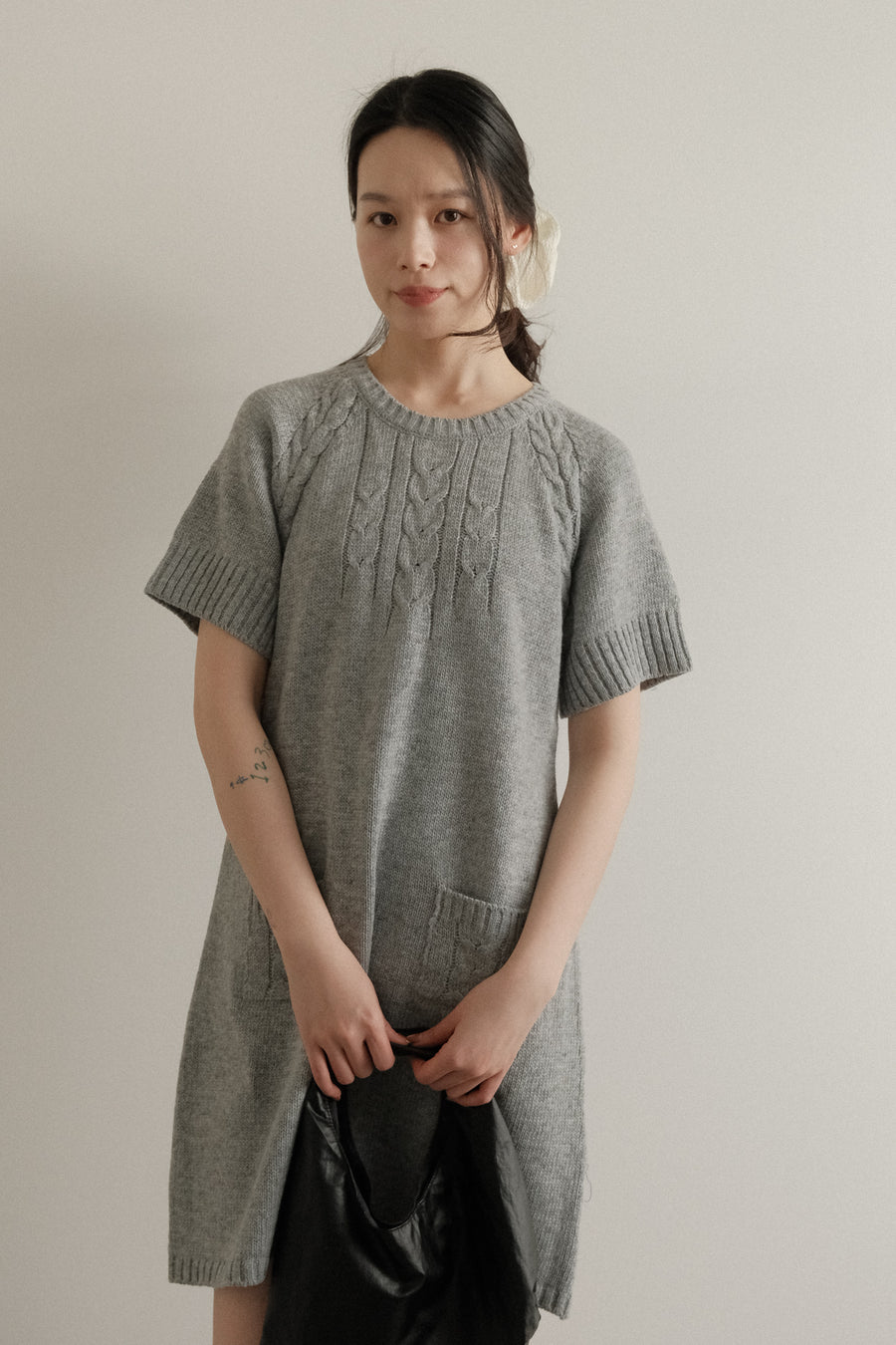 Cozy Cable Knit Dress