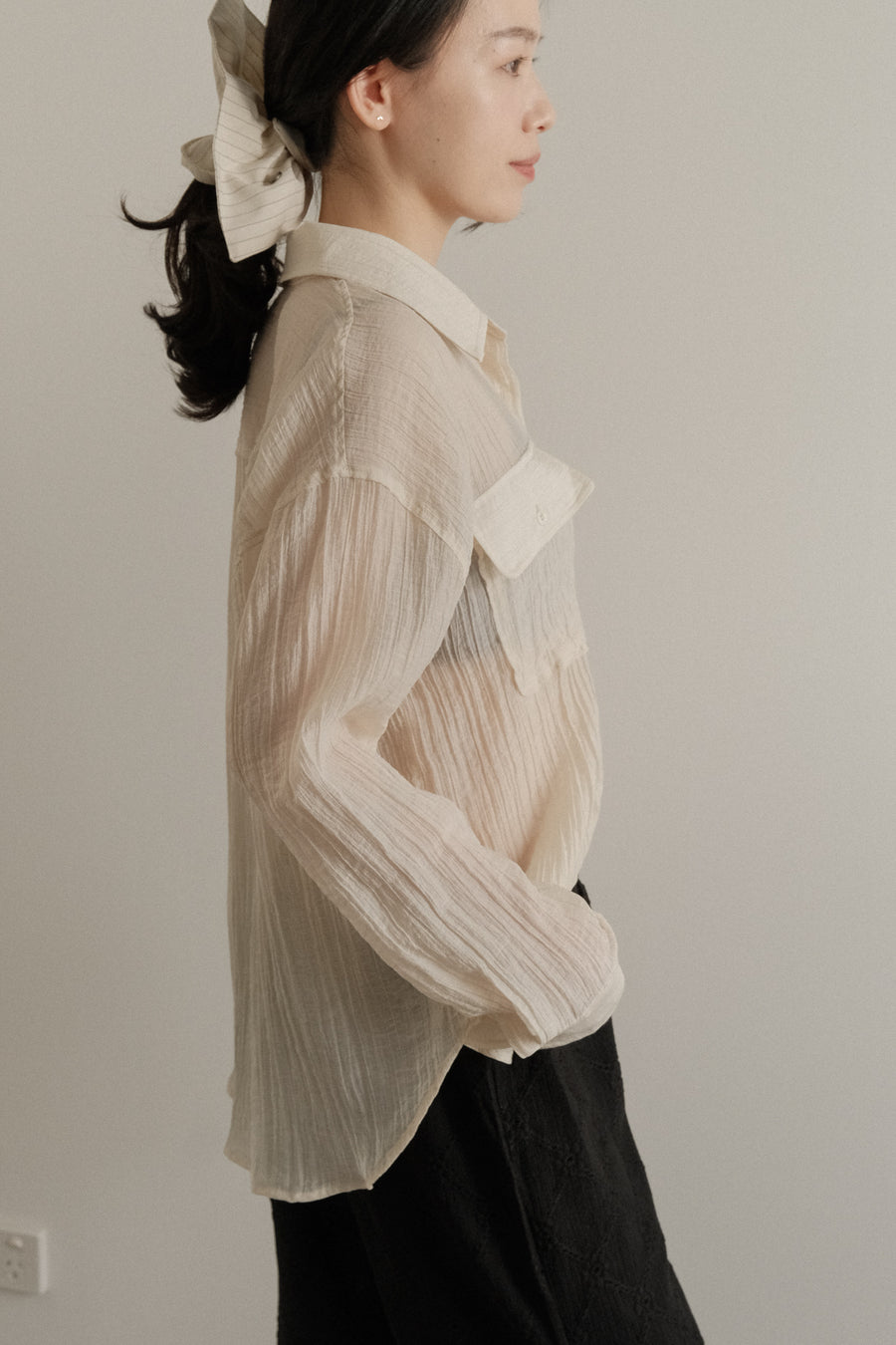 Wrinkled Pocket Shirt