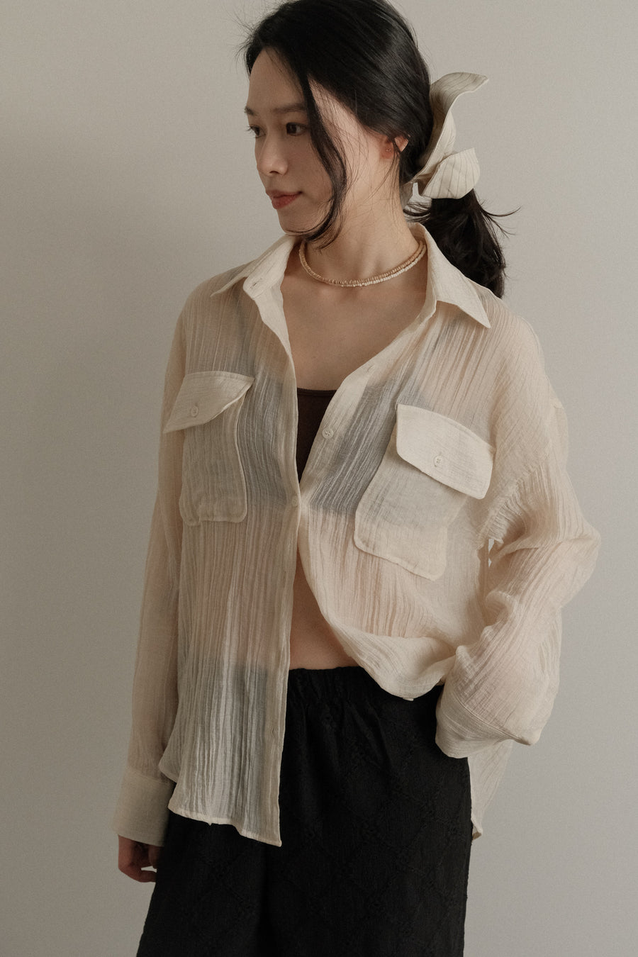 Wrinkled Pocket Shirt