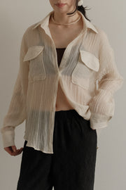 Wrinkled Pocket Shirt