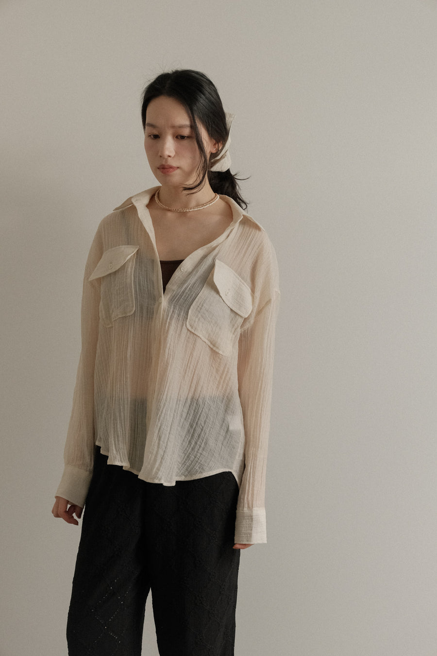 Wrinkled Pocket Shirt