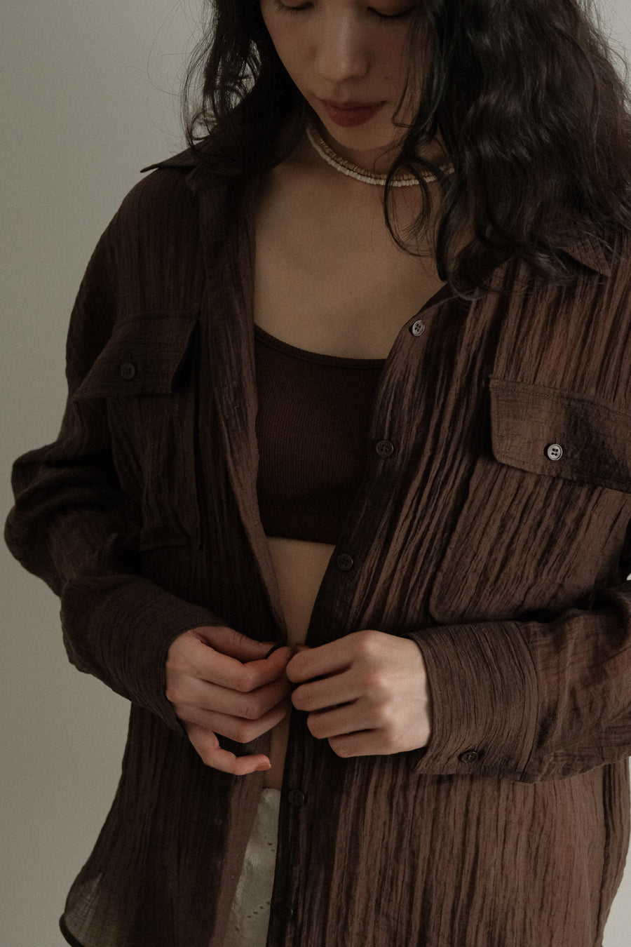 Wrinkled Pocket Shirt