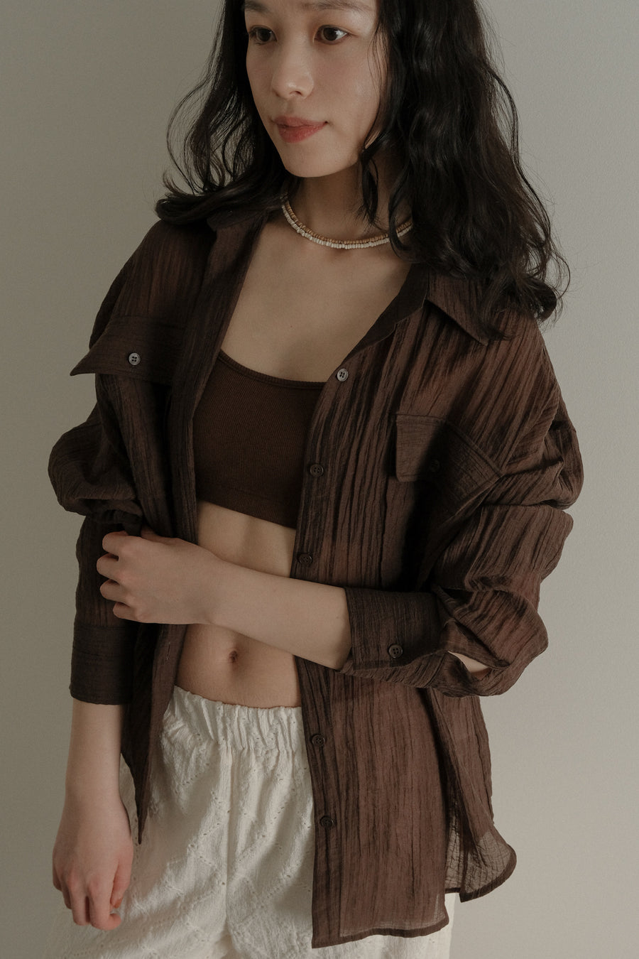 Wrinkled Pocket Shirt