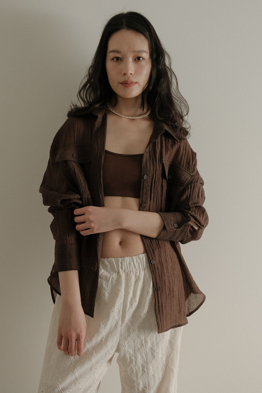 Wrinkled Pocket Shirt
