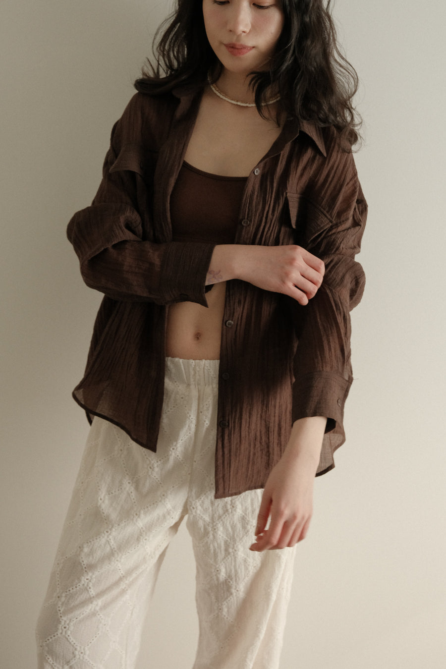 Wrinkled Pocket Shirt