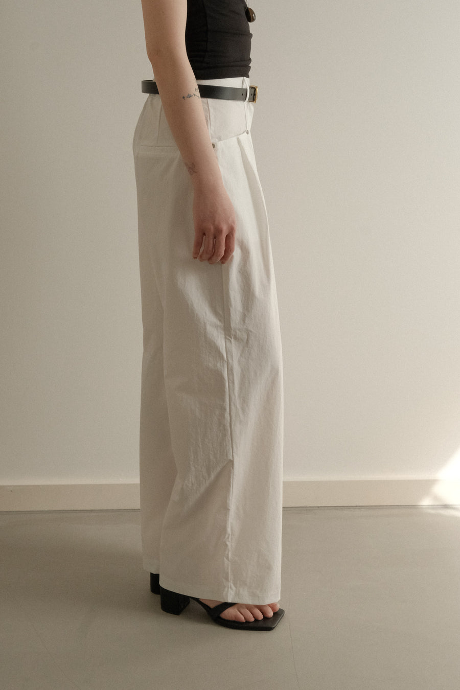Pintuck Summer Slacks