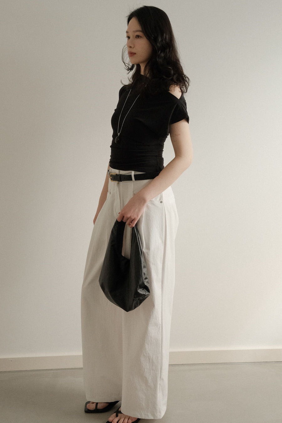 Pintuck Summer Slacks