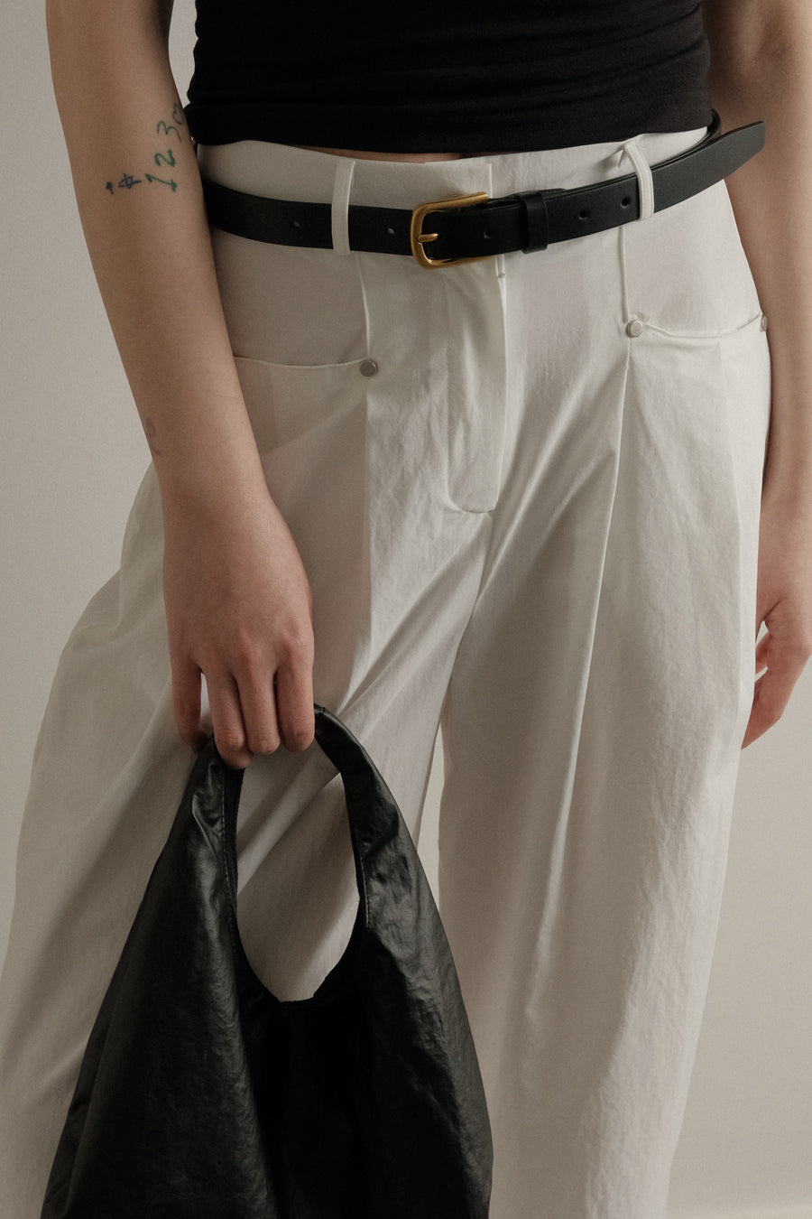 Pintuck Summer Slacks