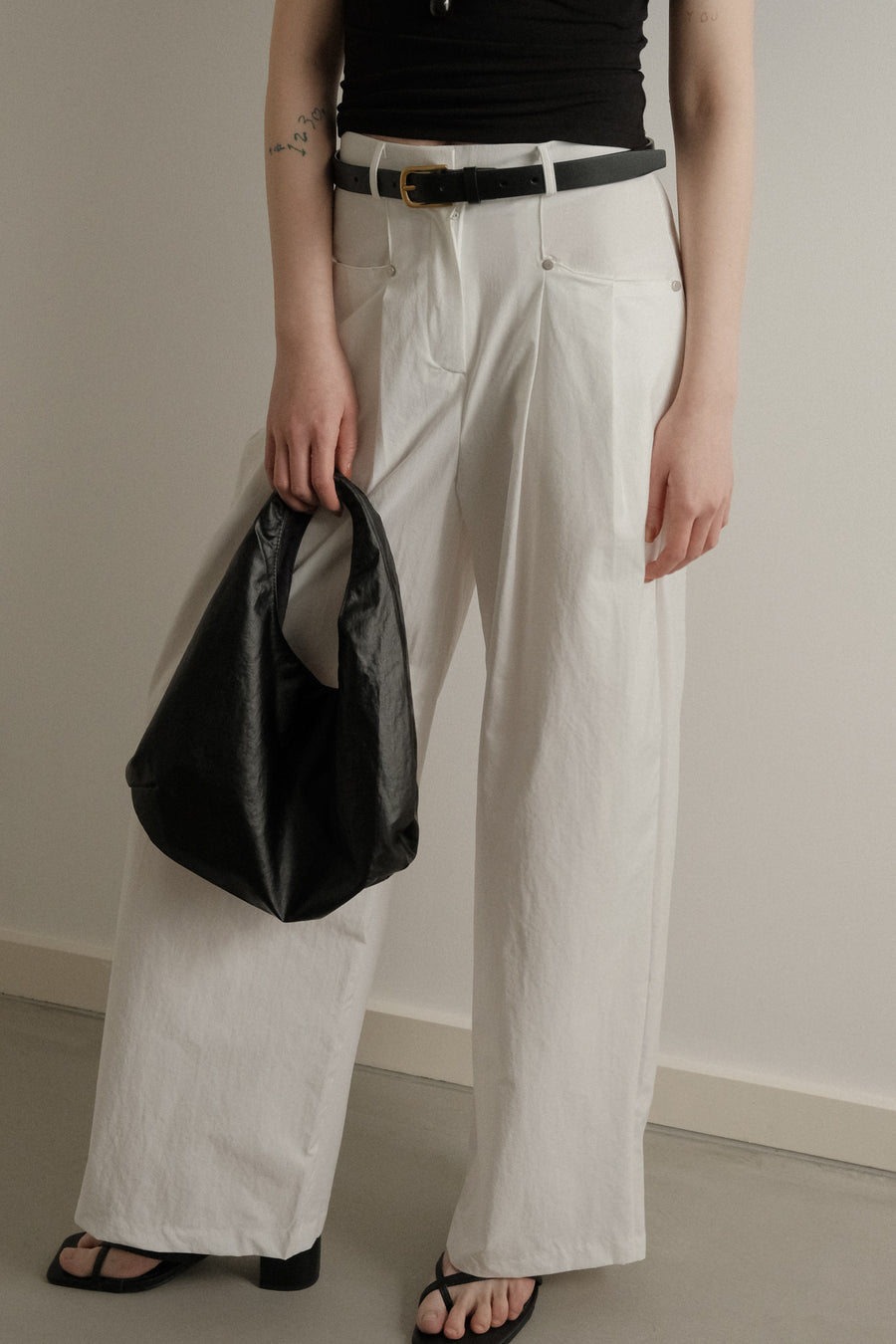 Pintuck Summer Slacks