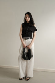 Pintuck Summer Slacks