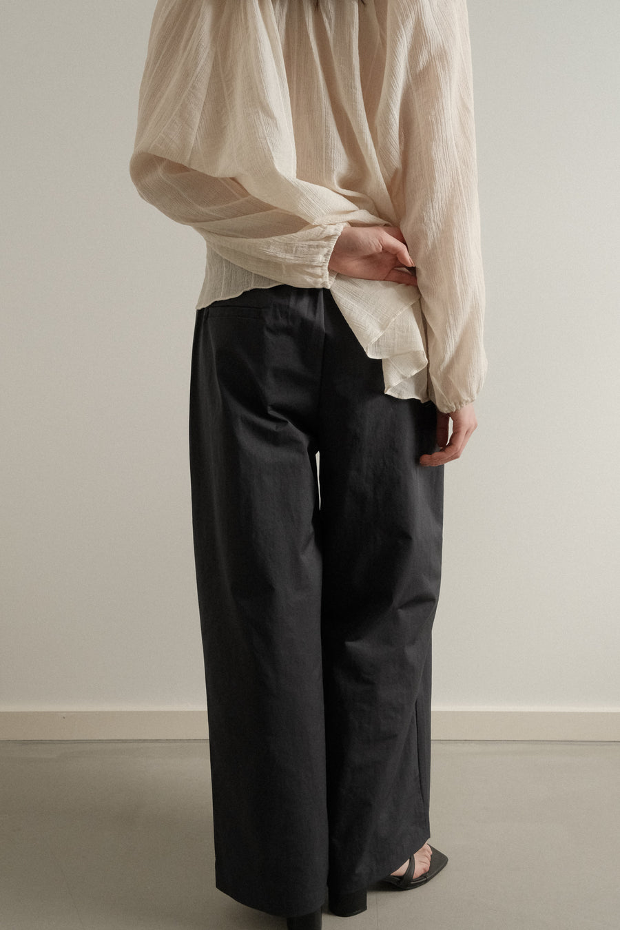 Pintuck Summer Slacks