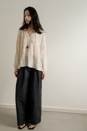 Pintuck Summer Slacks