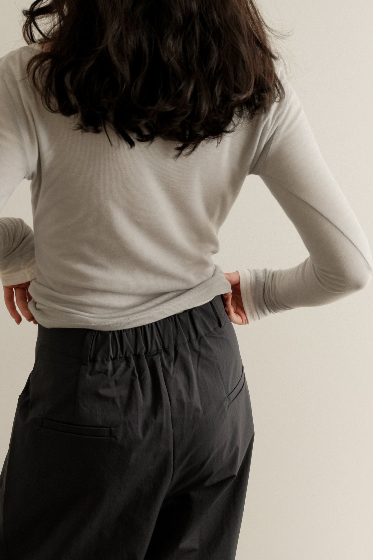 Pintuck Summer Slacks