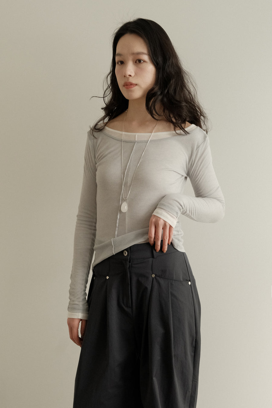Pintuck Summer Slacks