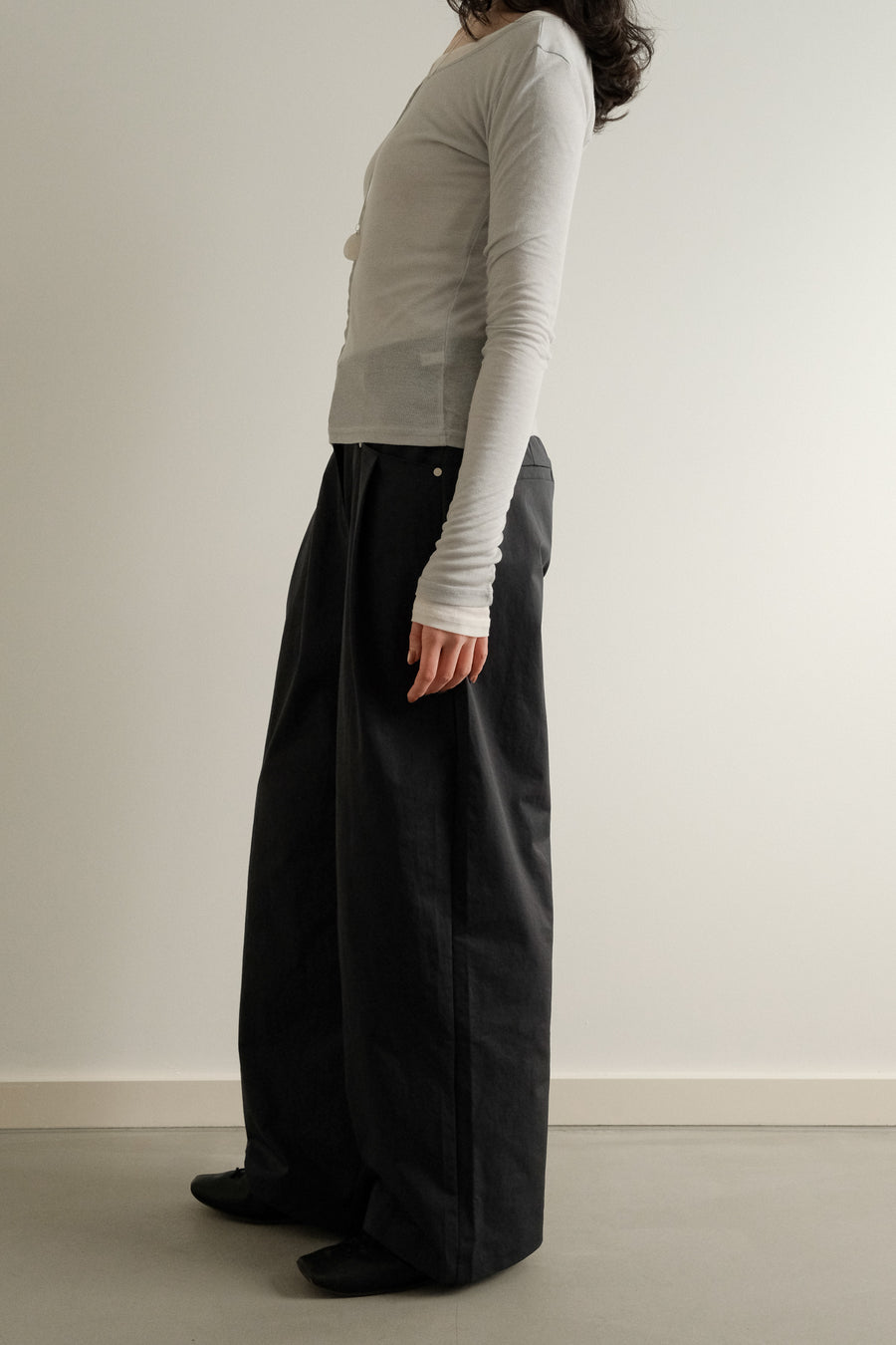 Pintuck Summer Slacks