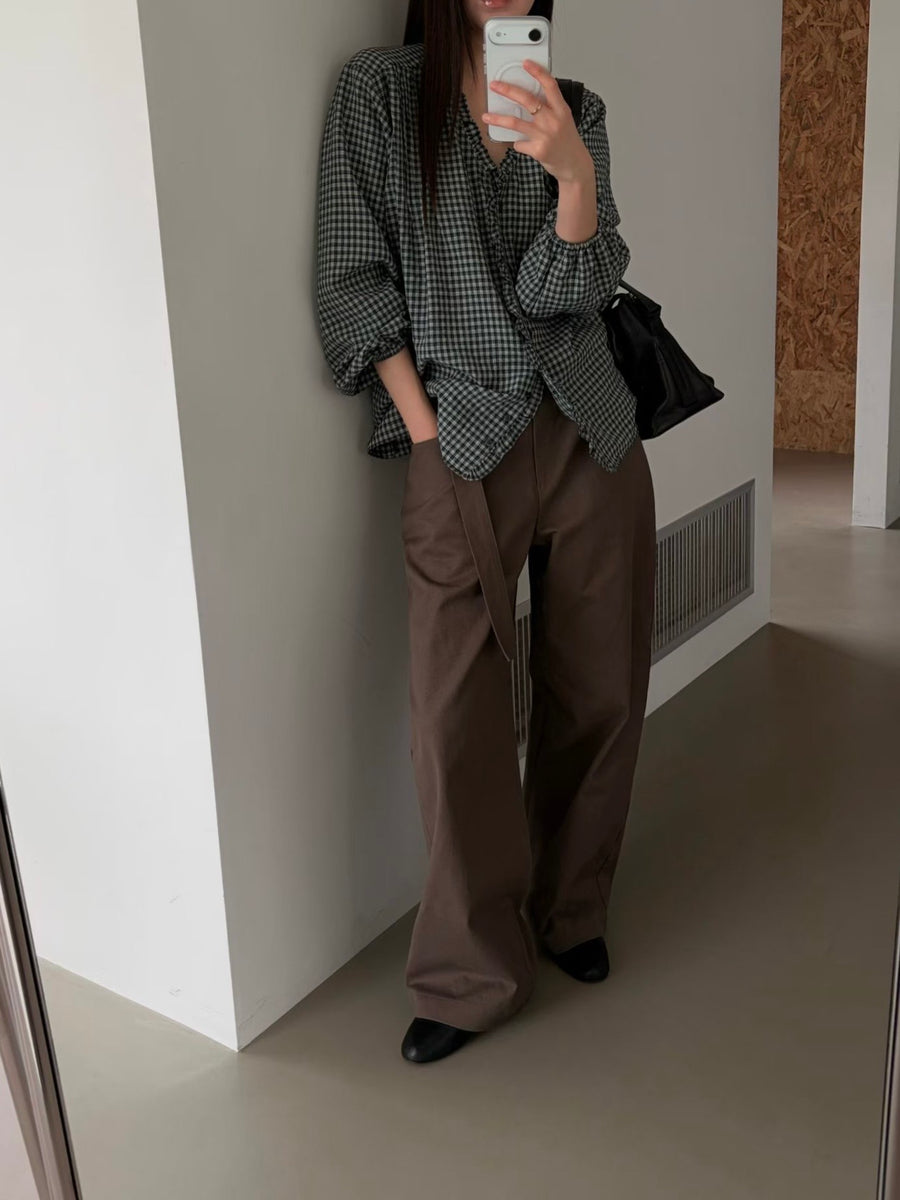 Norton Gingham Blouse