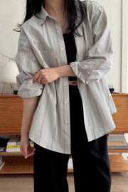 Linear Oversized Shirt