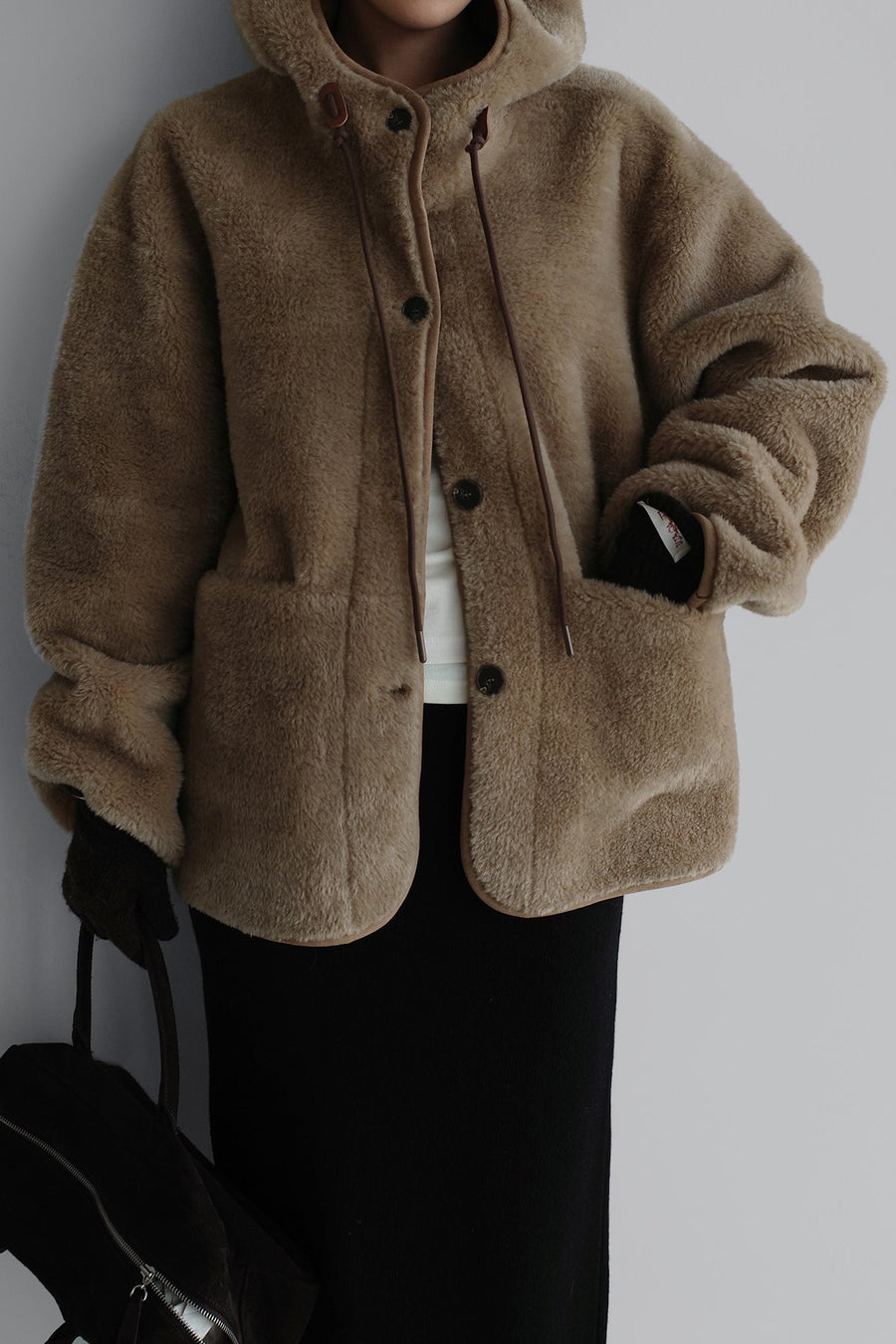 Suede-Lined Shearling Jacket (PREORDER)