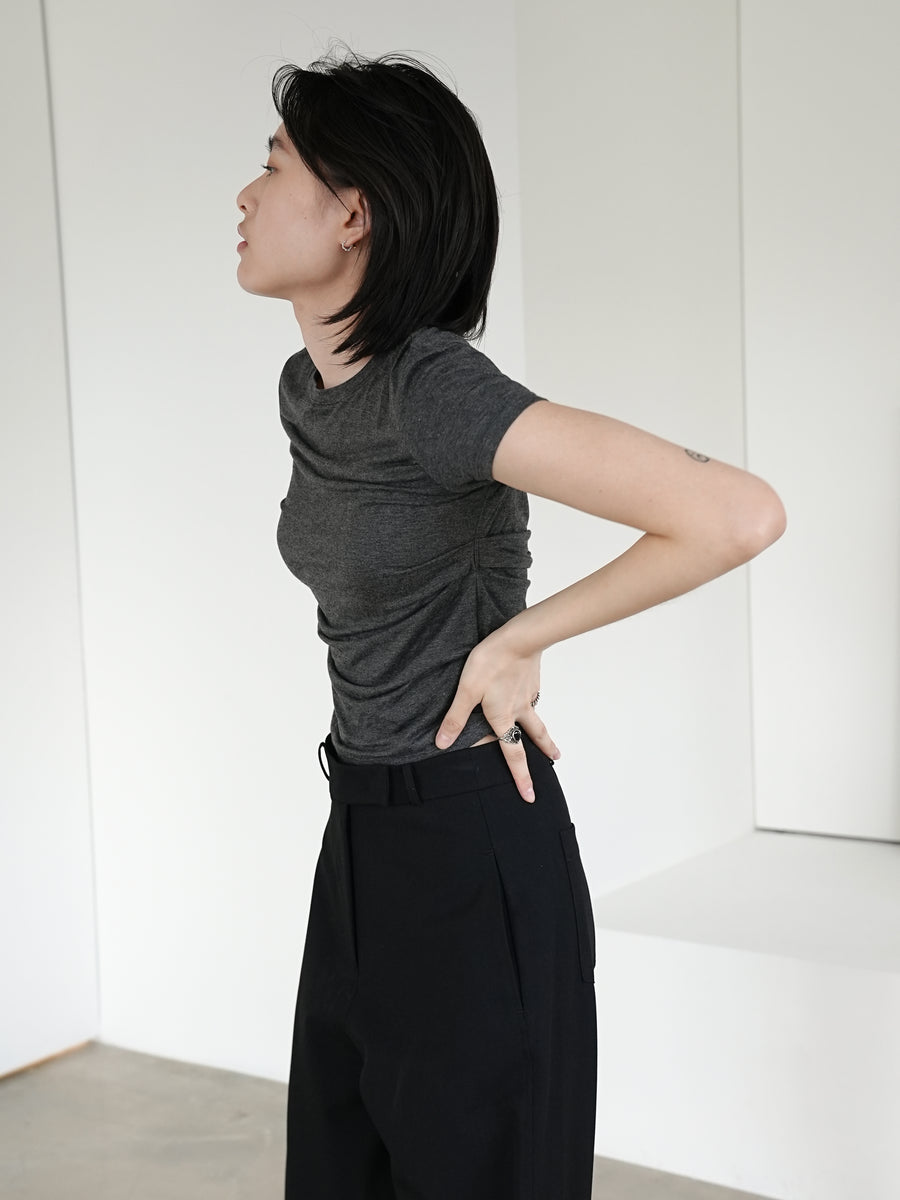 by DOE - Side Pleated Soft Tee