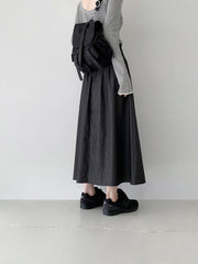 Waist-Detail Flared Skirt (PREORDER)
