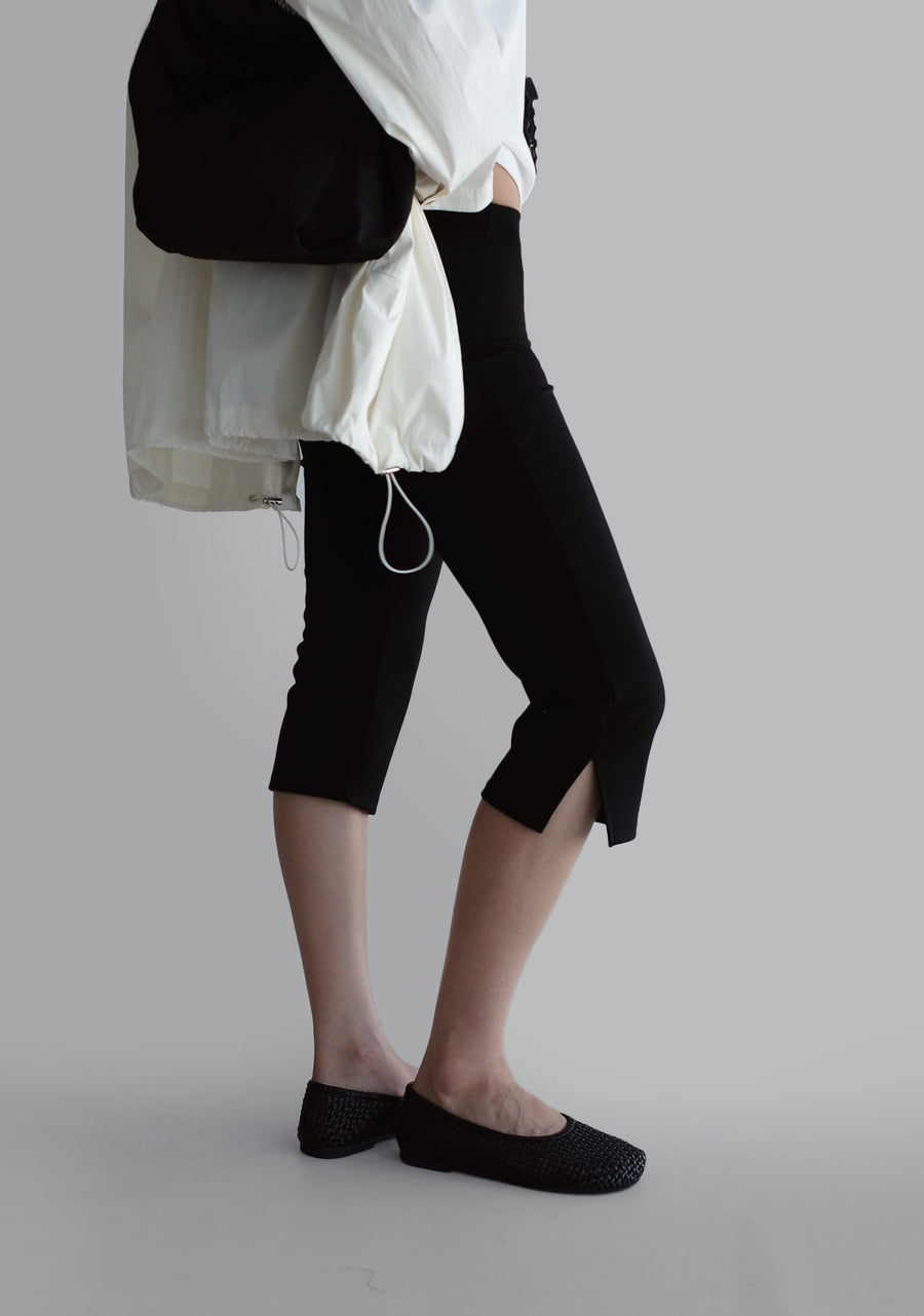 Split Hem Capris
