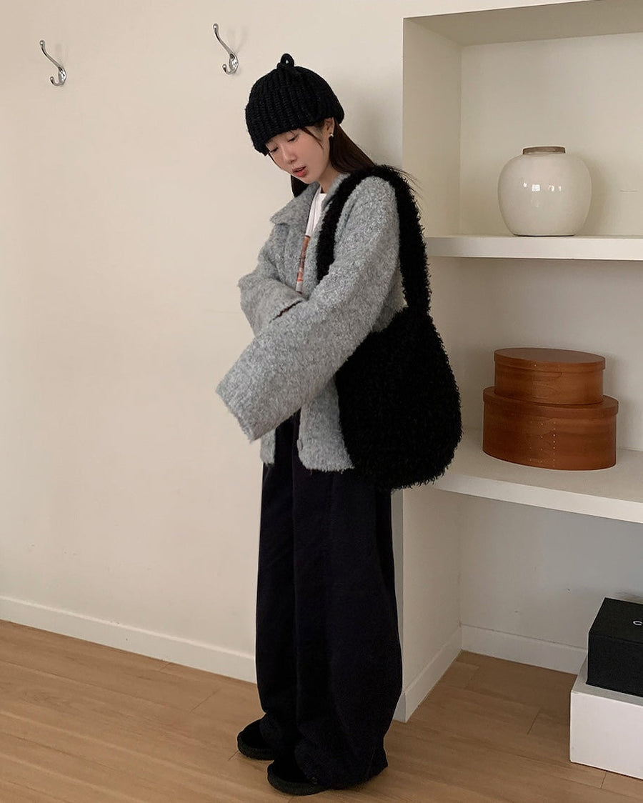 Boucle Collar Cardigan (PREORDER)