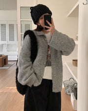 Boucle Collar Cardigan (PREORDER)
