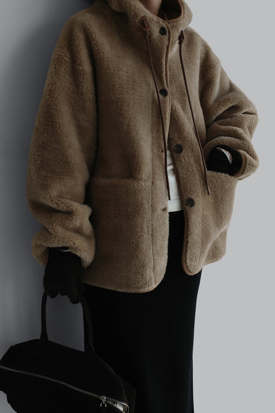 Suede-Lined Shearling Jacket (PREORDER)