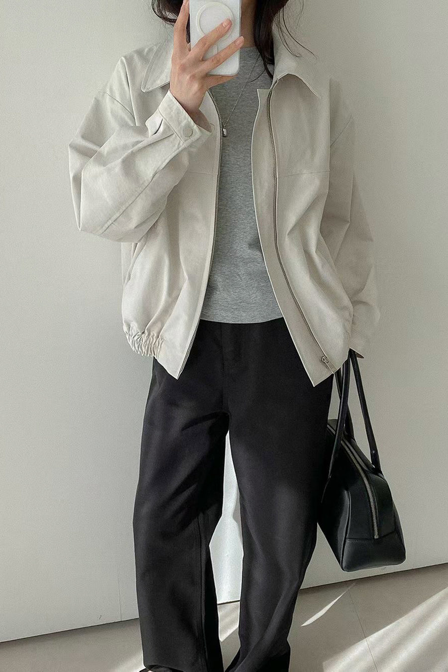 Clean Line Cotton Blouson