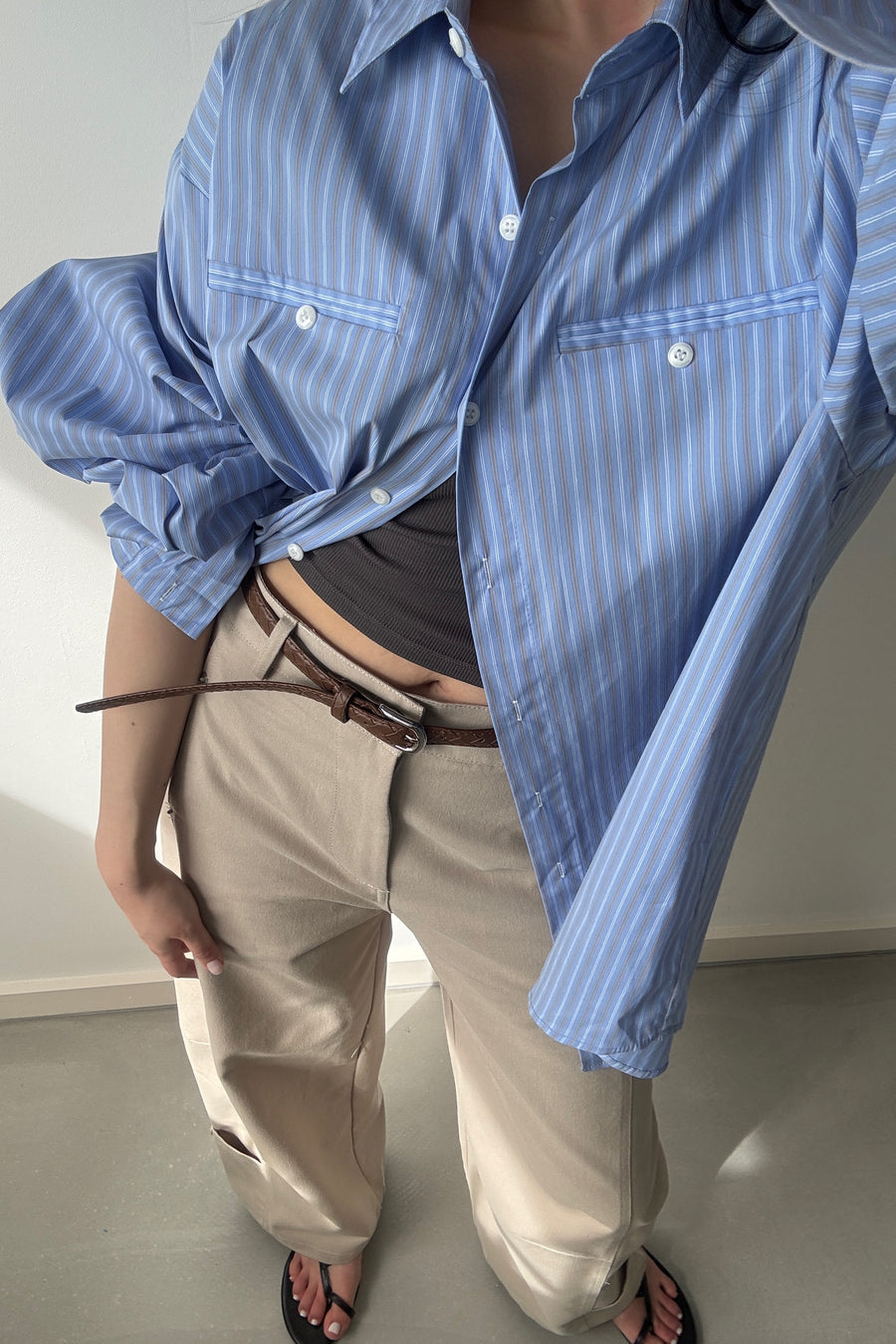 Belted Cup Slacks (PREORDER)