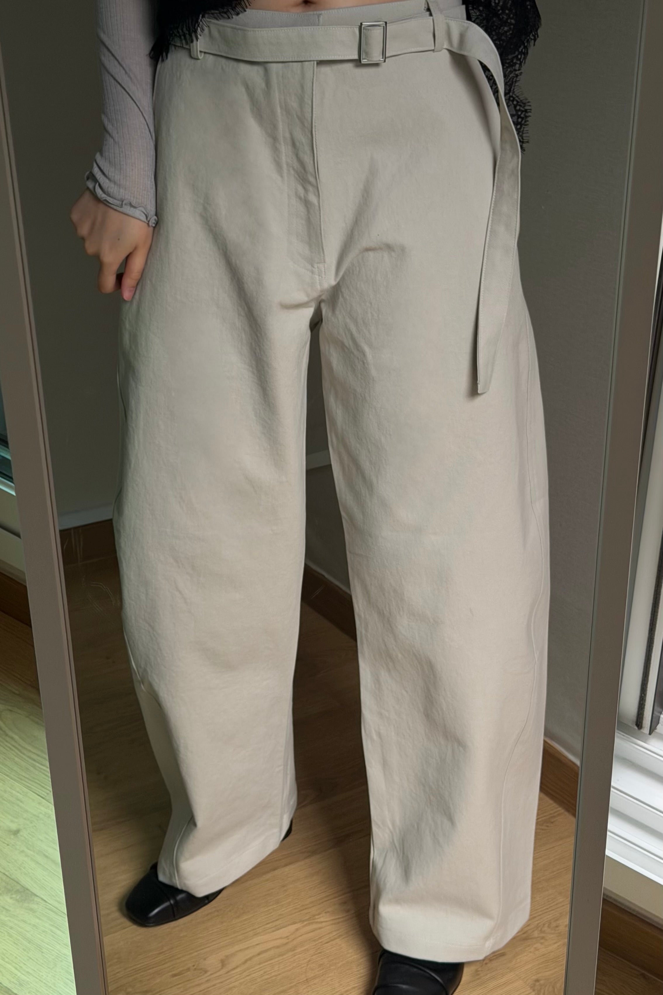 Studio Curved Slacks (PREORDER)