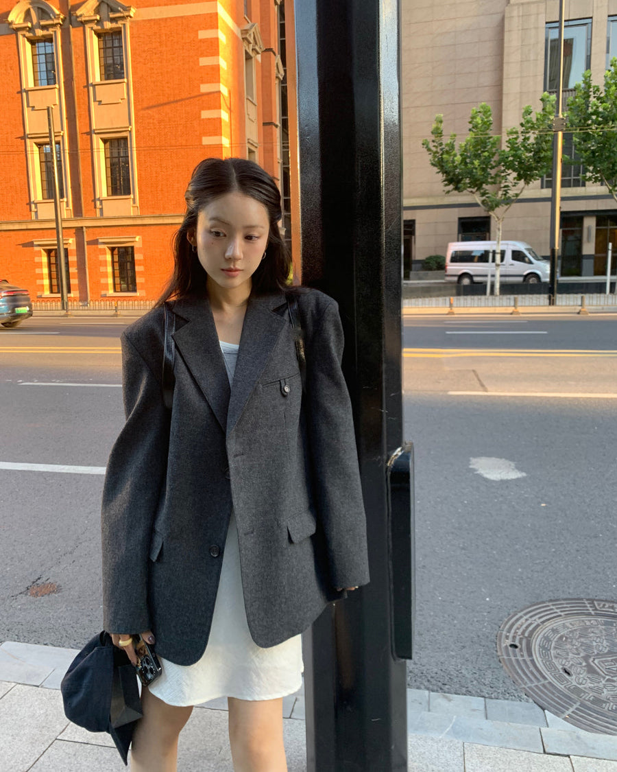 Homes Overfit Wool Jacket