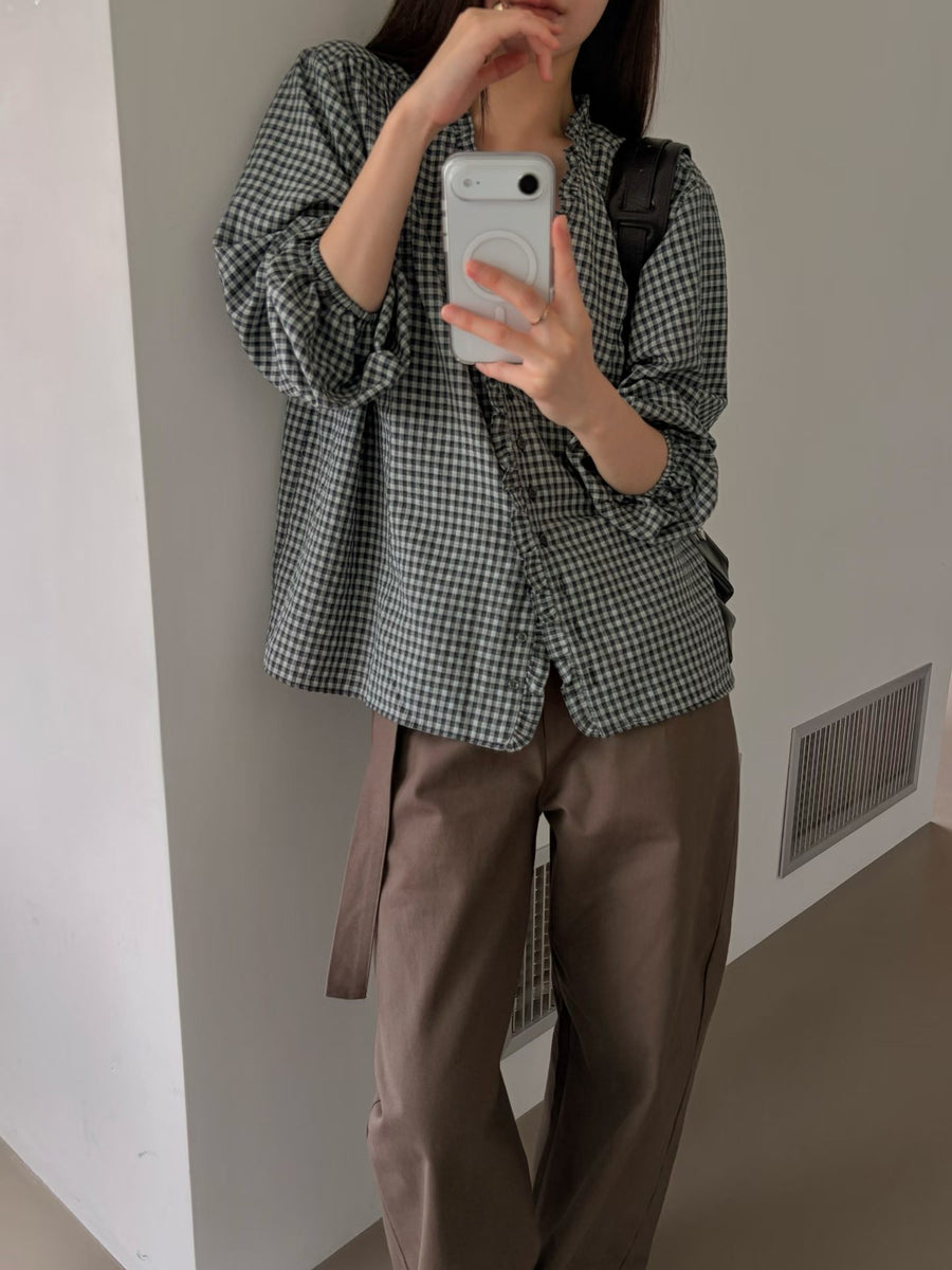 Norton Gingham Blouse