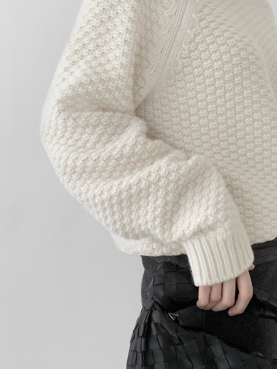 Joy Wool Cashmere Turtleneck