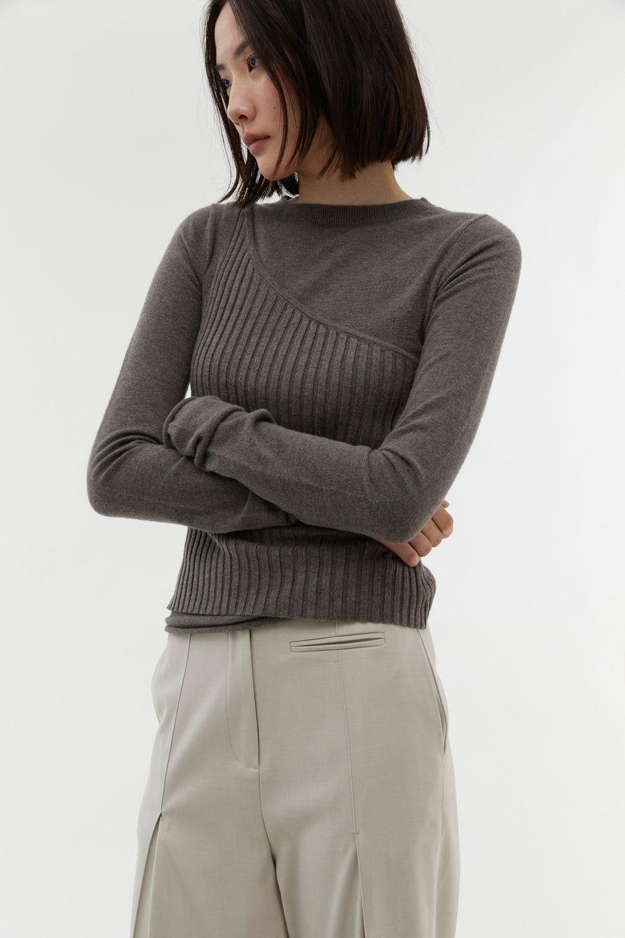 by DOE - Double Pleated Suit Slack