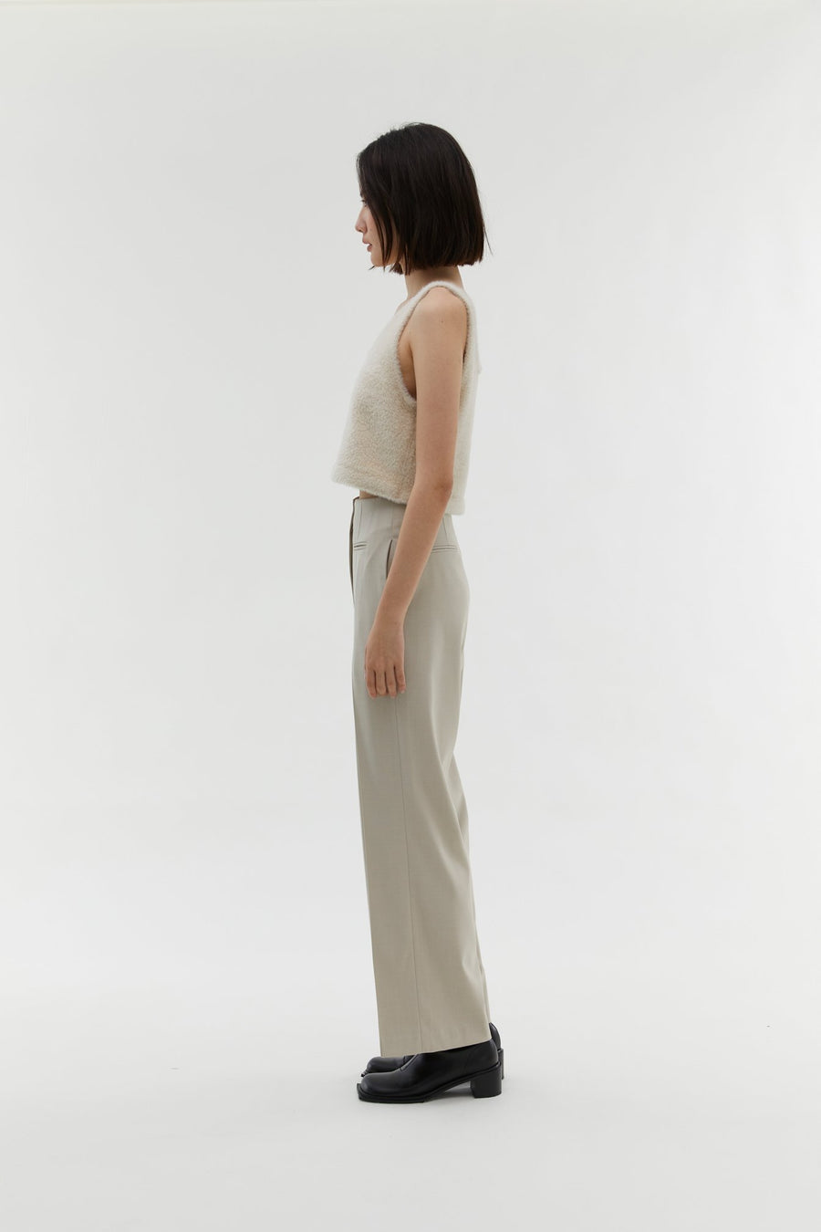 by DOE - Double Pleated Suit Slack