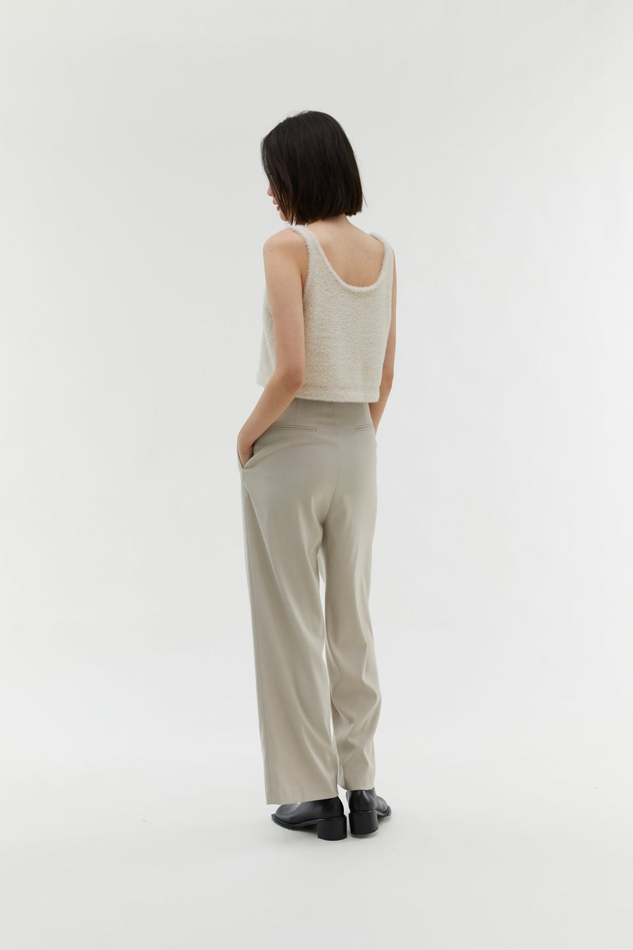 by DOE - Double Pleated Suit Slack