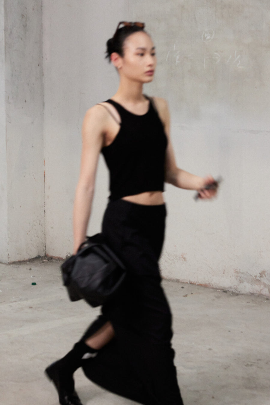 by DOE - Soft Slit Denim Skirt