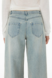 by DOE - Distressed Brushed Denim Jeans