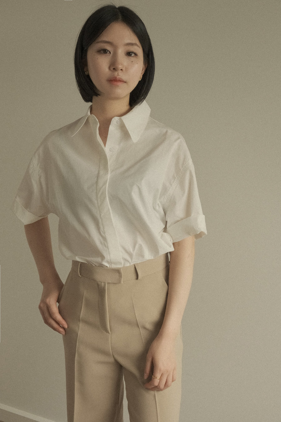 Boxy Short Sleeves Shirt