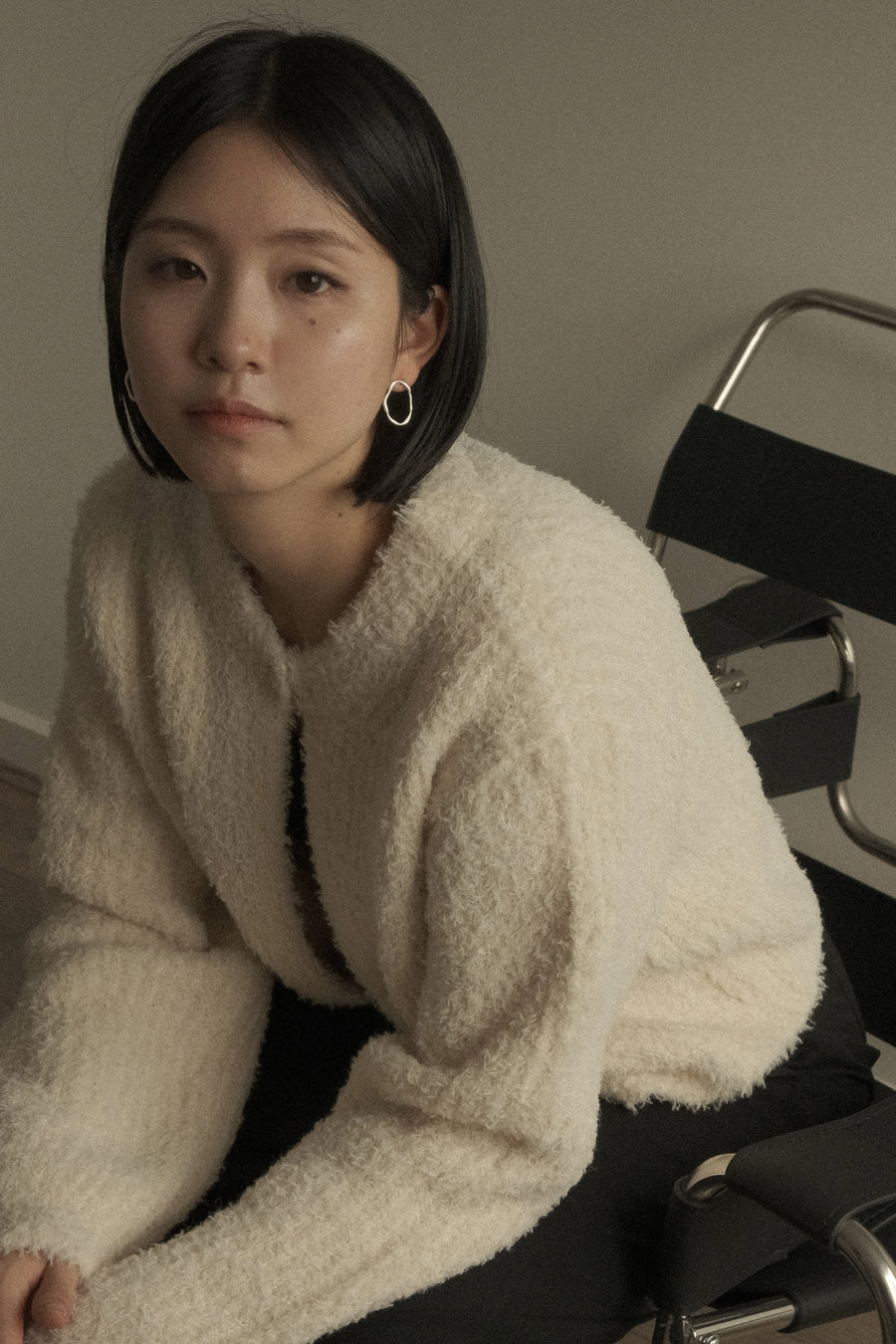 Wool Alpaca Hairy Jacket